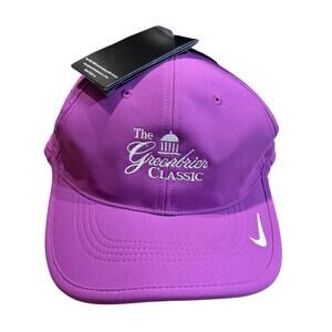 NWT The Greenbriar Classic Nike Purple Golf Hat PGA Tour Hat Strap Cap YOUTH